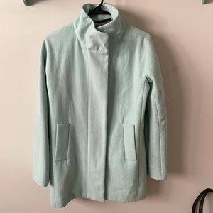J. Crew Mint Peacoat